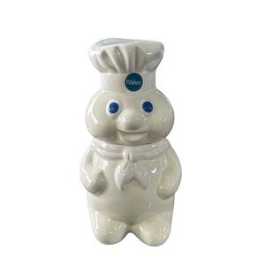 Vintage Pillsbury Doughboy Poppin' Fresh Collectible 1988 Ceramic Cookie Jar